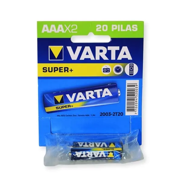 Pila AAA VARTA de carbón par 