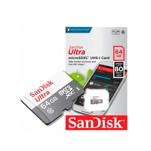 Memoria micro SD de 64 Sandisk