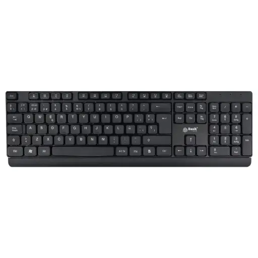 [80445] TECLADO INALÁMBRICO BT+2.4 Basik Tech